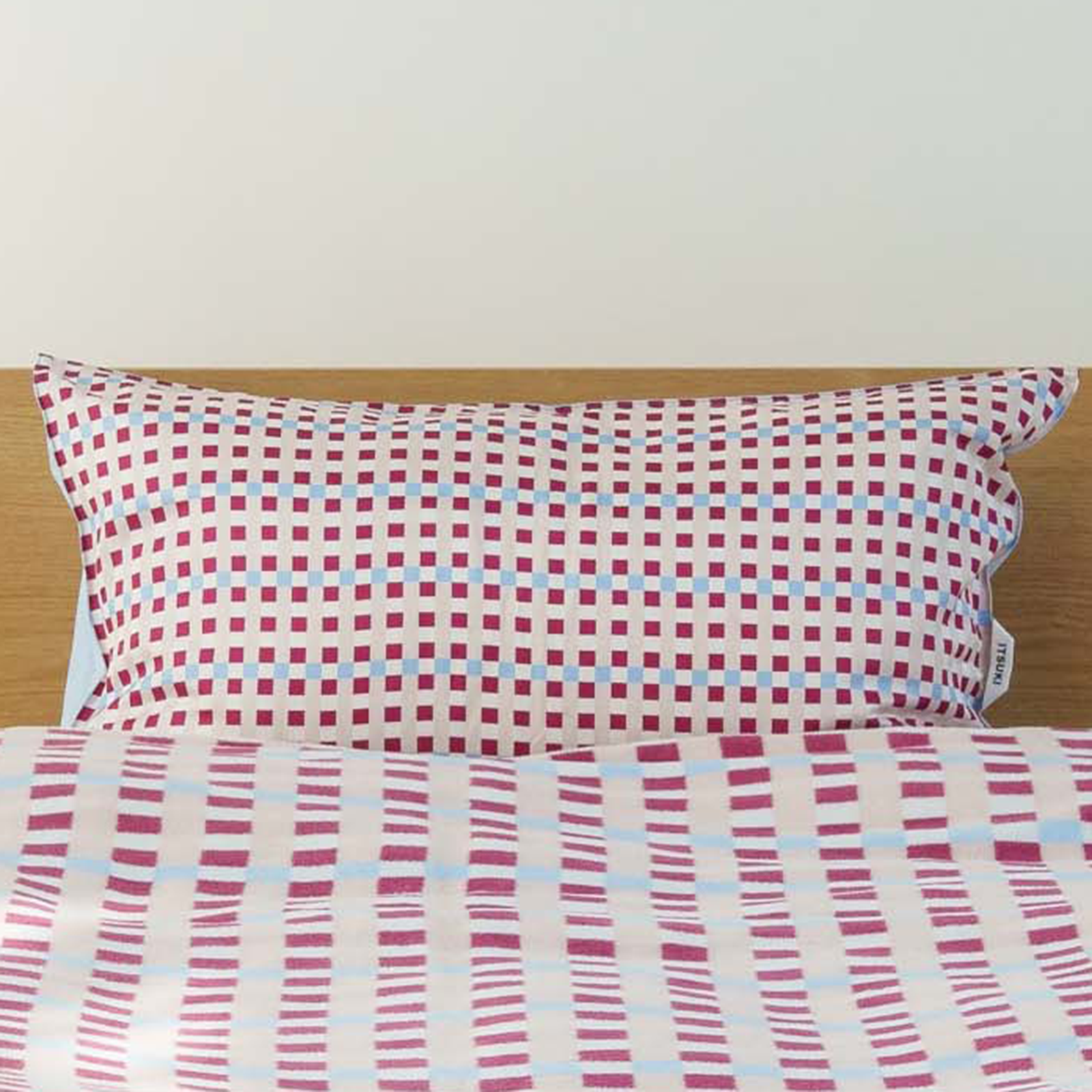 【12/8(月)以降発送】pillowcase:格子