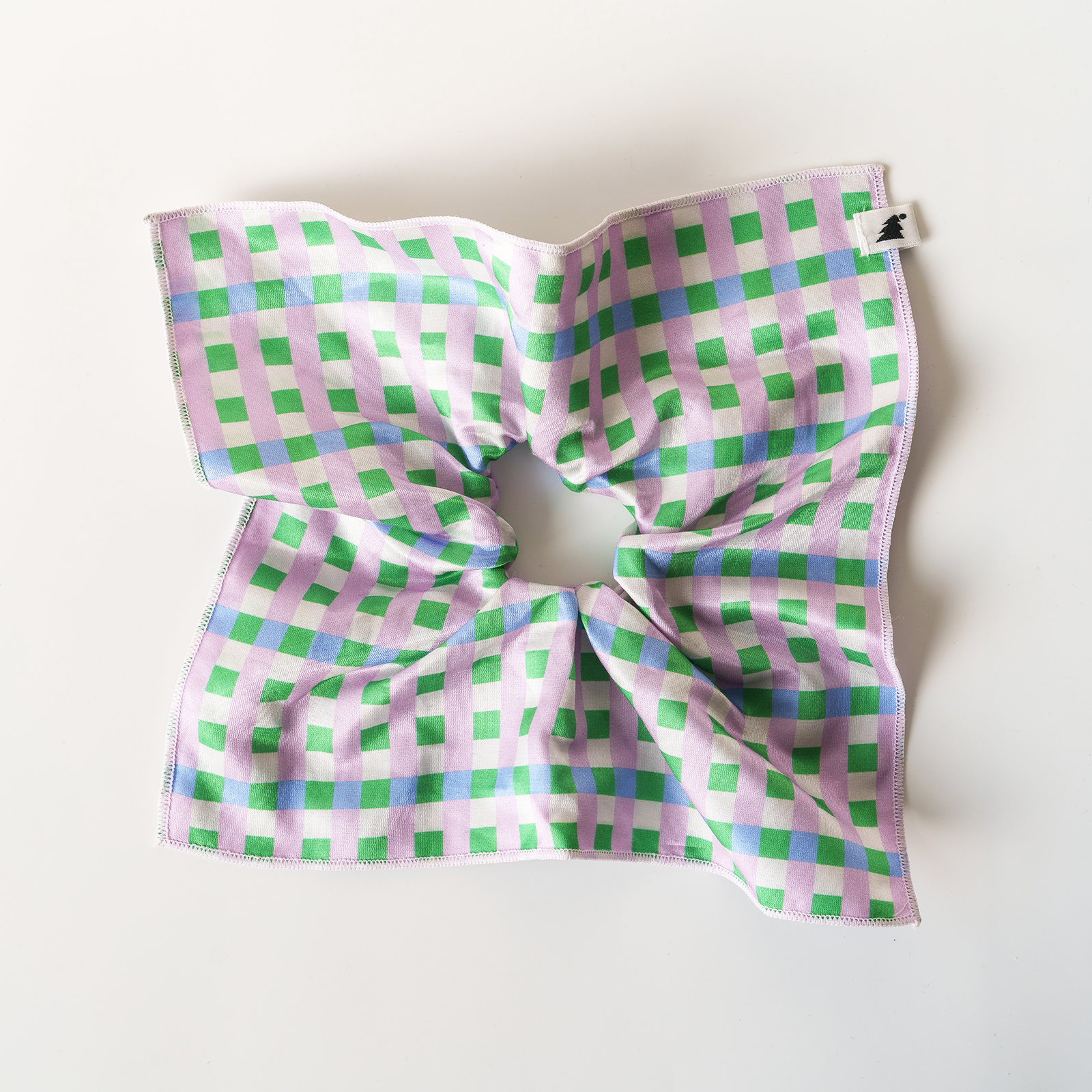 nightcap / scarf / chouchou:格子