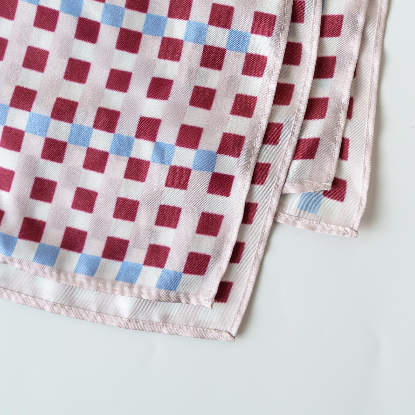 nightcap / scarf / chouchou:格子