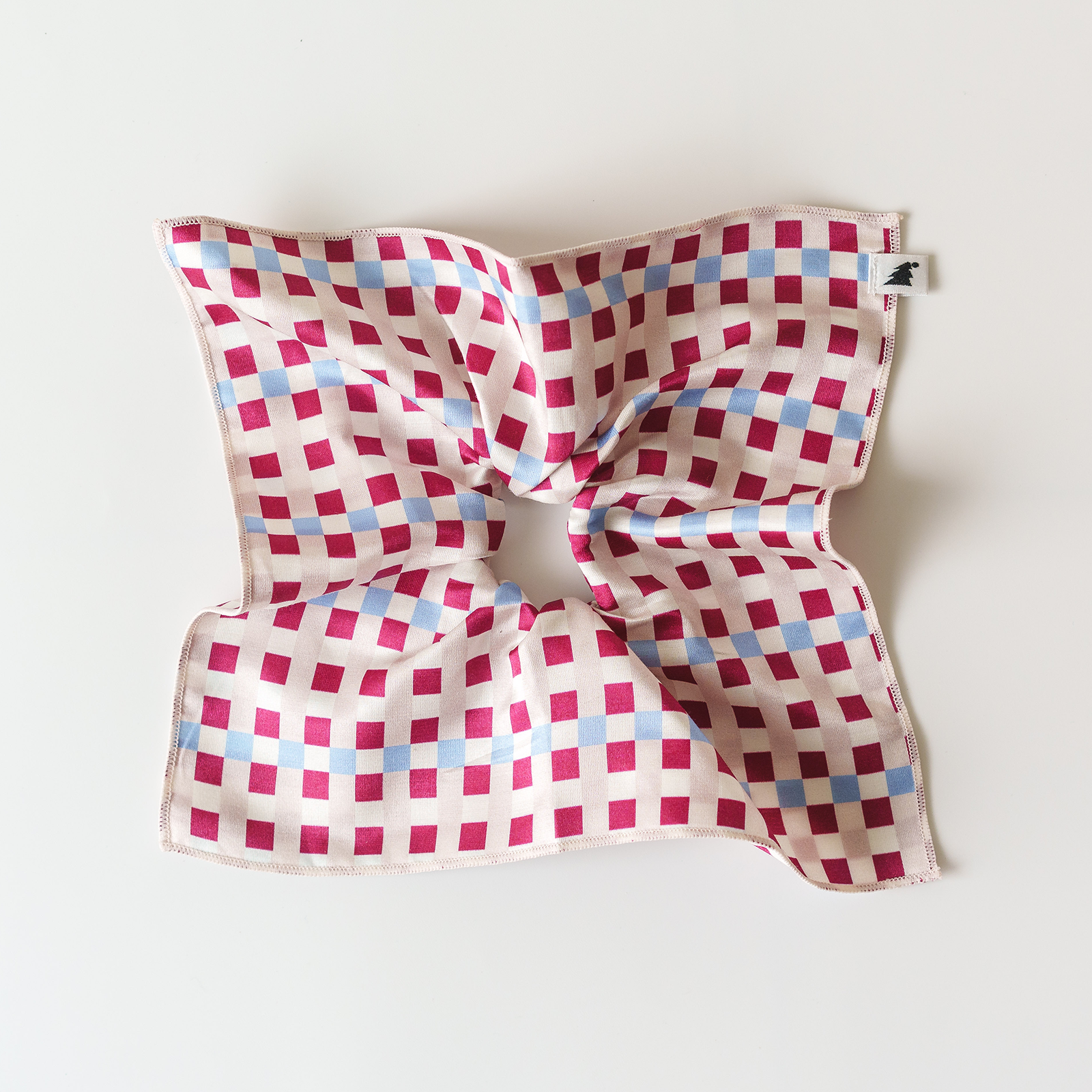 nightcap / scarf / chouchou:格子