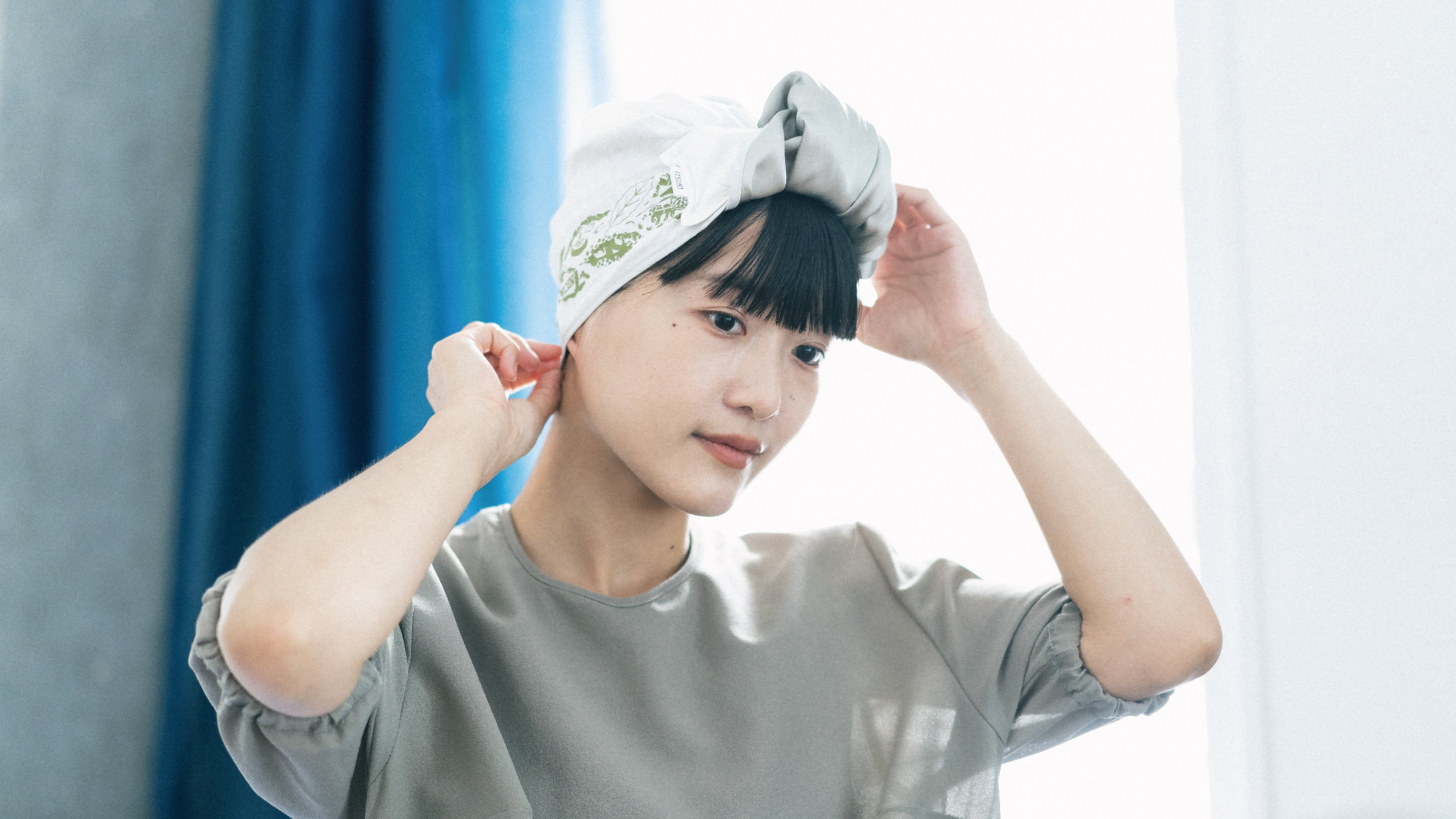 ナイトキャップ｜ロングヘアまで｜ [towari シルク100%] HAIR