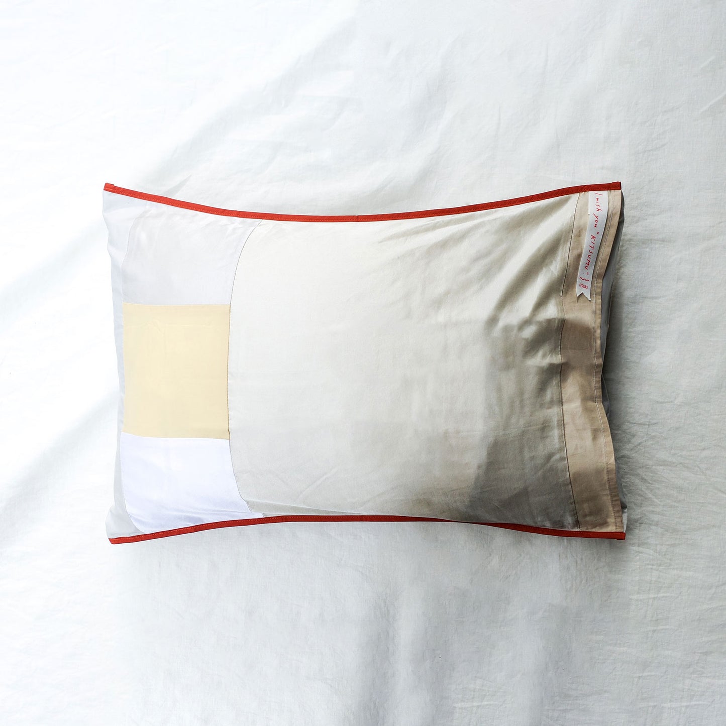 KITSUMU: Silk cotton pillow cover